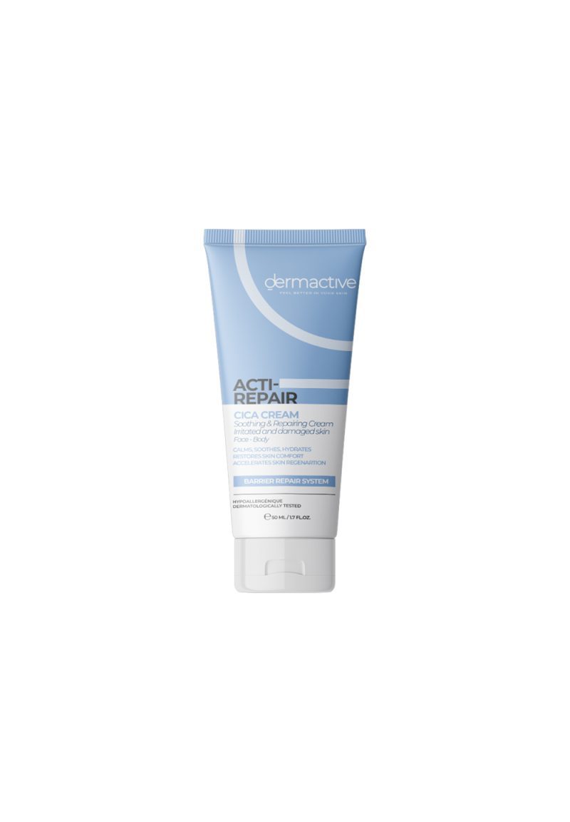 Dermactive ACTI-REPAIR CICA Repairing and soothing cream, for face & body. 50ml